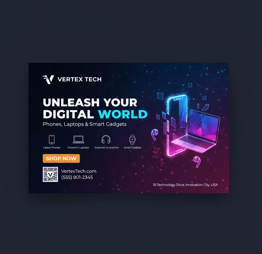 VertexTech - Digital Innovation Flyer
